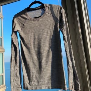Lululemon Striped Long Sleeve Shirt